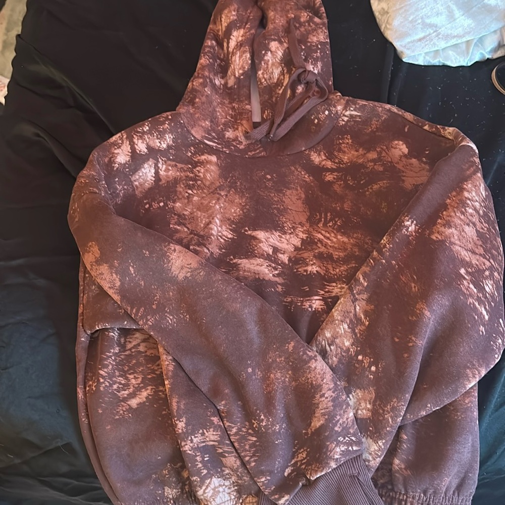 Maroon Splash Hoodie
